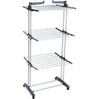 Amazon Basics – Tendedero tipo torre- para interior- con alas plegables